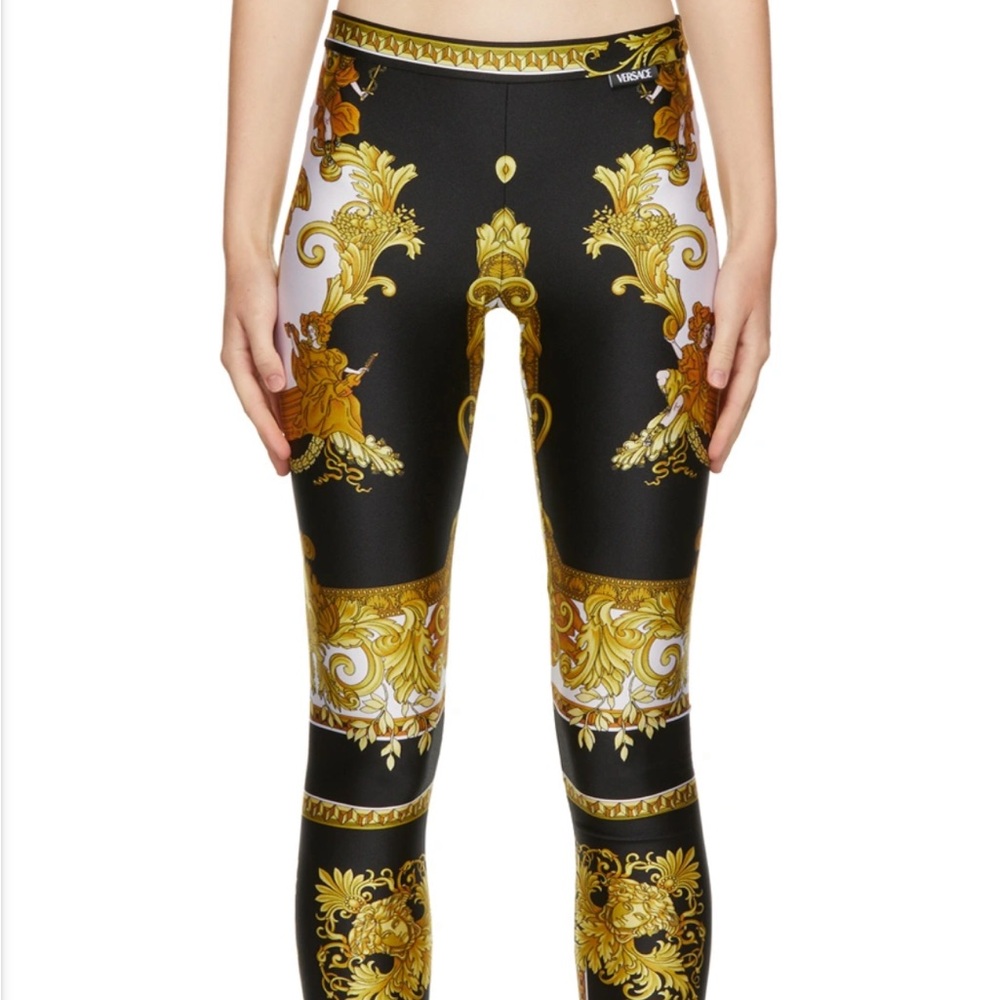 Versace Medusa Renaissance Print Leggings